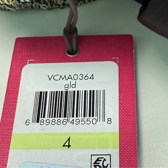 Vince Camuto allover sequin sheath dress in gold size 4. - Picture 6 of 6